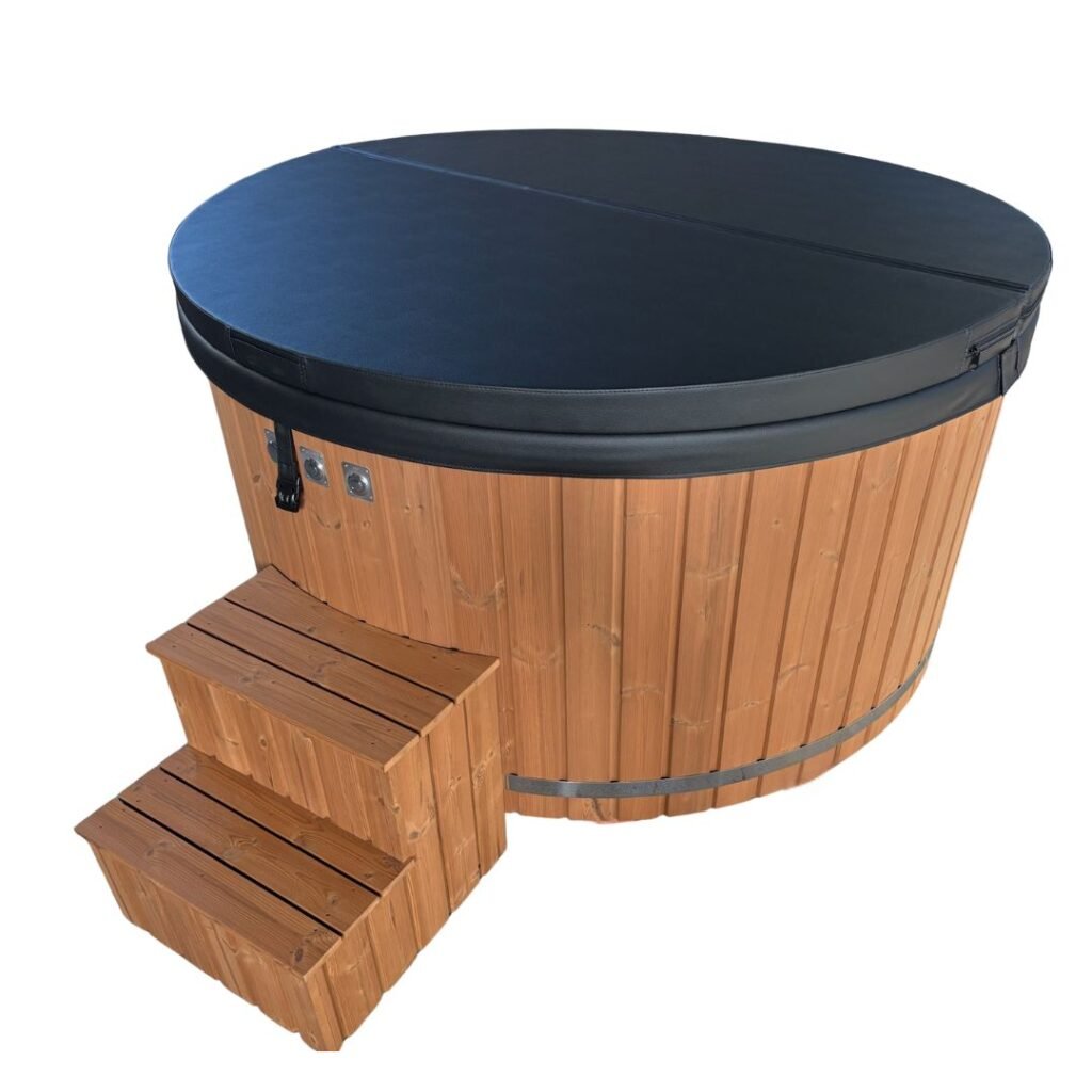 hot tub with integrated heater Vilo Hot Tubs