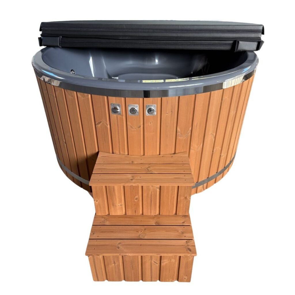 hot tub with integrated heater Vilo Hot Tubs