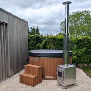 acrylic hottub with external heater